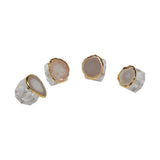 Ethan Allen Narissa Agate Napkin Rings