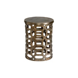 Ethan Allen Brass Accent Table