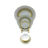 Falken Porzellan Rio White Gold - Dinner Set 95 Pcs