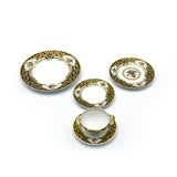 Falken Porzellan Opal Cobalt Gold - Dinner Set 95 Pcs