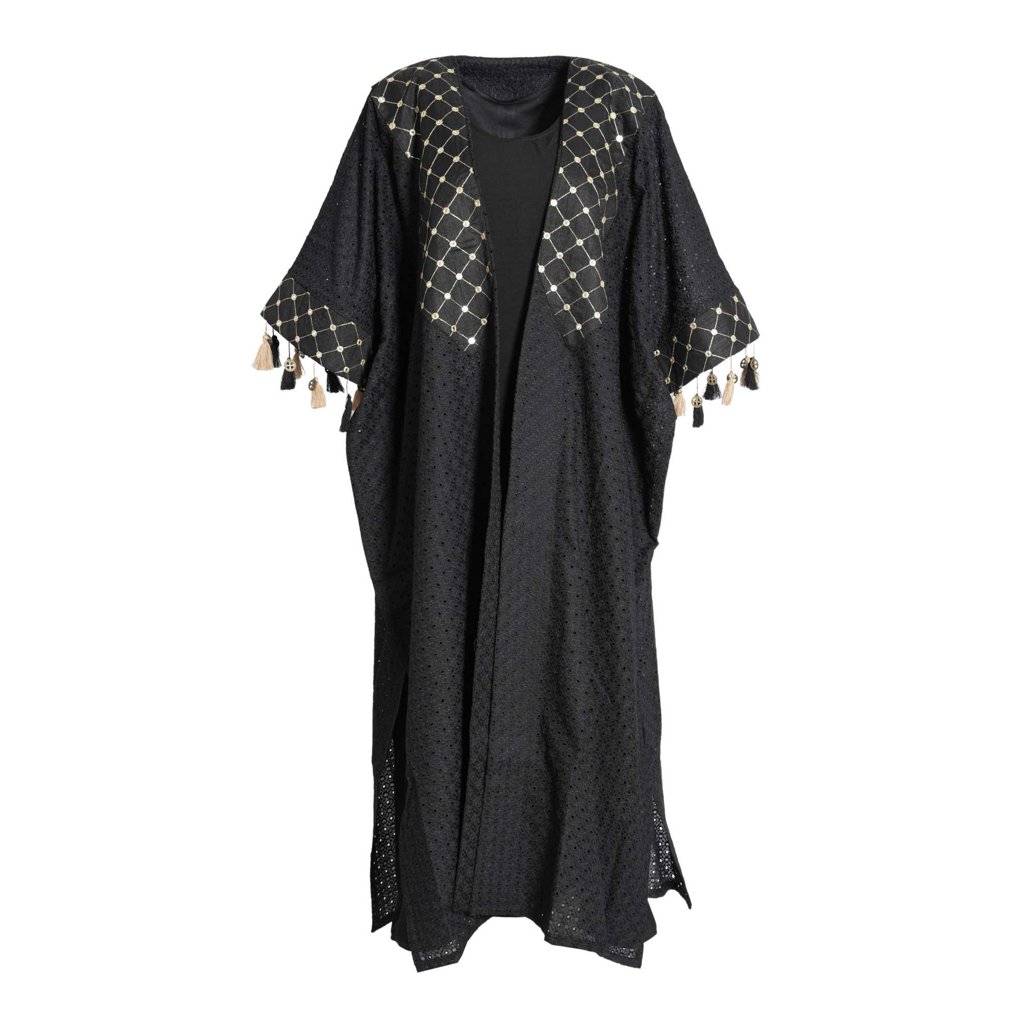 Fahm Black Dress & Abaya Set, Free Size | Abaya | All Clothing | Clothing | GCC | Kaftans & Abayas | Ramadan23 | Women | Women All Clothing | Women All Clothing Dresses | Women All Clothing Traditional Wear Ramadan Edit | Women Dresses | Womens | Womens F Fahm Black Dress & Abaya Set, Free Size | Abaya | All Clothing | Clothing | GCC | Kaftans & Abayas | Ramadan23 | Women | Women All Clothing | Women All Clothing Dresses | Women All Clothing Traditional Wear Ramadan Edit | Women Dresses | Womens | Womens F