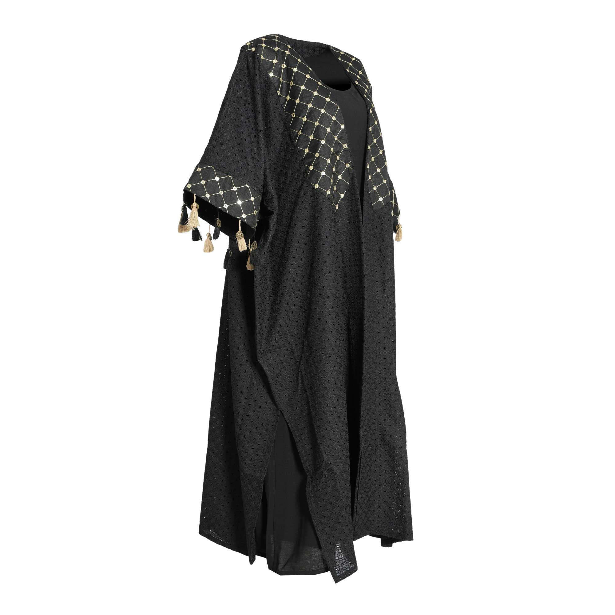 Fahm Black Dress & Abaya Set, Free Size | Abaya | All Clothing | Clothing | GCC | Kaftans & Abayas | Ramadan23 | Women | Women All Clothing | Women All Clothing Dresses | Women All Clothing Traditional Wear Ramadan Edit | Women Dresses | Womens | Womens F Fahm Black Dress & Abaya Set, Free Size | Abaya | All Clothing | Clothing | GCC | Kaftans & Abayas | Ramadan23 | Women | Women All Clothing | Women All Clothing Dresses | Women All Clothing Traditional Wear Ramadan Edit | Women Dresses | Womens | Womens F