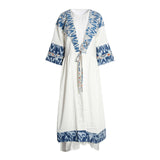 Fahm Women's Multi-color  Dress & Abaya Set