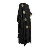Fahm Black Dress & Abaya Set, Free Size