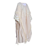 Fahm Dress & Abaya Beige Set, Free Size