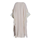 Fahm Dress & Abaya Beige Set, Free Size