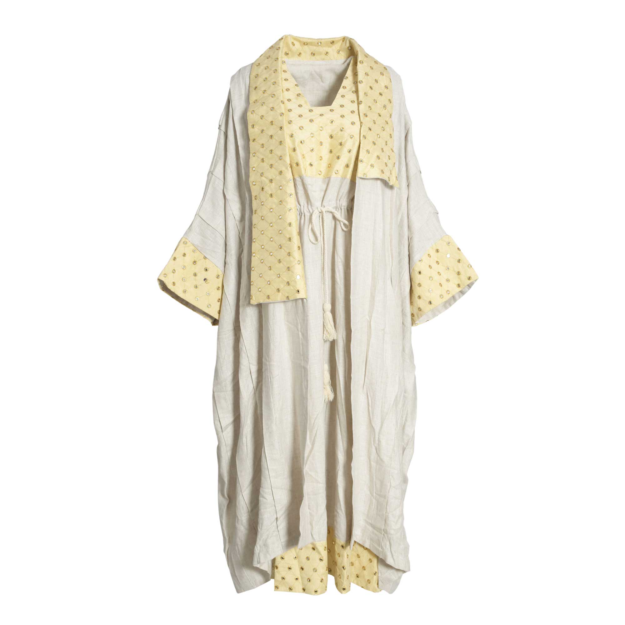 Fahm Beige/Yellow Dress & Abaya Set, Free Size | Abaya | All Clothing | Clothing | GCC | Kaftans & Abayas | Ramadan23 | Women | Women All Clothing | Women All Clothing Dresses | Women All Clothing Traditional Wear Ramadan Edit | Women Dresses | Womens | W Fahm Beige/Yellow Dress & Abaya Set, Free Size | Abaya | All Clothing | Clothing | GCC | Kaftans & Abayas | Ramadan23 | Women | Women All Clothing | Women All Clothing Dresses | Women All Clothing Traditional Wear Ramadan Edit | Women Dresses | Womens | W