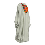 Fahm Women's Khaki Dress & Abaya (Set) Free Size