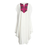 Fahm Women's Off White Dress & Abaya (Set) Free Size