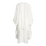 Fahm Women's Off White Dress & Abaya (Set) Free Size