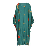 Fahm Women's Green Dress Free Size