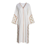 Fahm Women's White Dress, Free Size