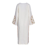 Fahm Women's White Dress, Free Size