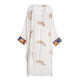 Fahm Women's White Dress, Free Size