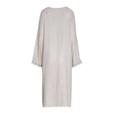 Fahm Women's Beige Dress, Free Size