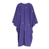 Fahm Women's Purple Dress, Free Size