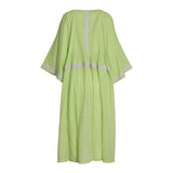 Fahm Women's Green Abaya, Free Size