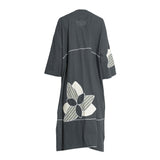 Fahm Women's Dark Blue Abaya, Free Size