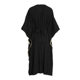Fahm Women's Black Dress Free Size