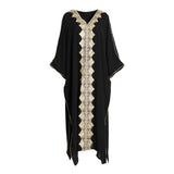 Fahm Women's Black Dress, Free Size