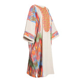 Fahm Women's Multi-color Dress, Free Size