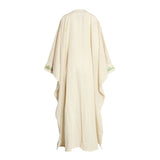 Fahm Women's Beige Abaya, Free Size