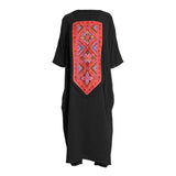 Fahm Women's Black Dress, Free Size