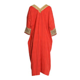 Fahm Women's Red Dress, Free Size