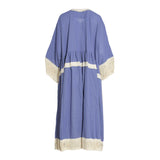 Fahm Women's Blue Abaya, Free Size