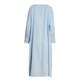 Fahm Women's Blue Floral Dress, Free Size