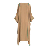 Fahm Women's Beige Dress, Free Size