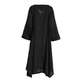 Fahm Women's Black/Green Dress, Free Size