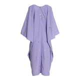 Fahm Women's Lilac Dress, Free Size