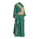Fahm Women's Green Dress, Free Size