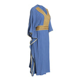 Fahm Women's Blue Dress, Free Size