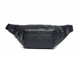 Solid-Colored Waist Bag With Logo