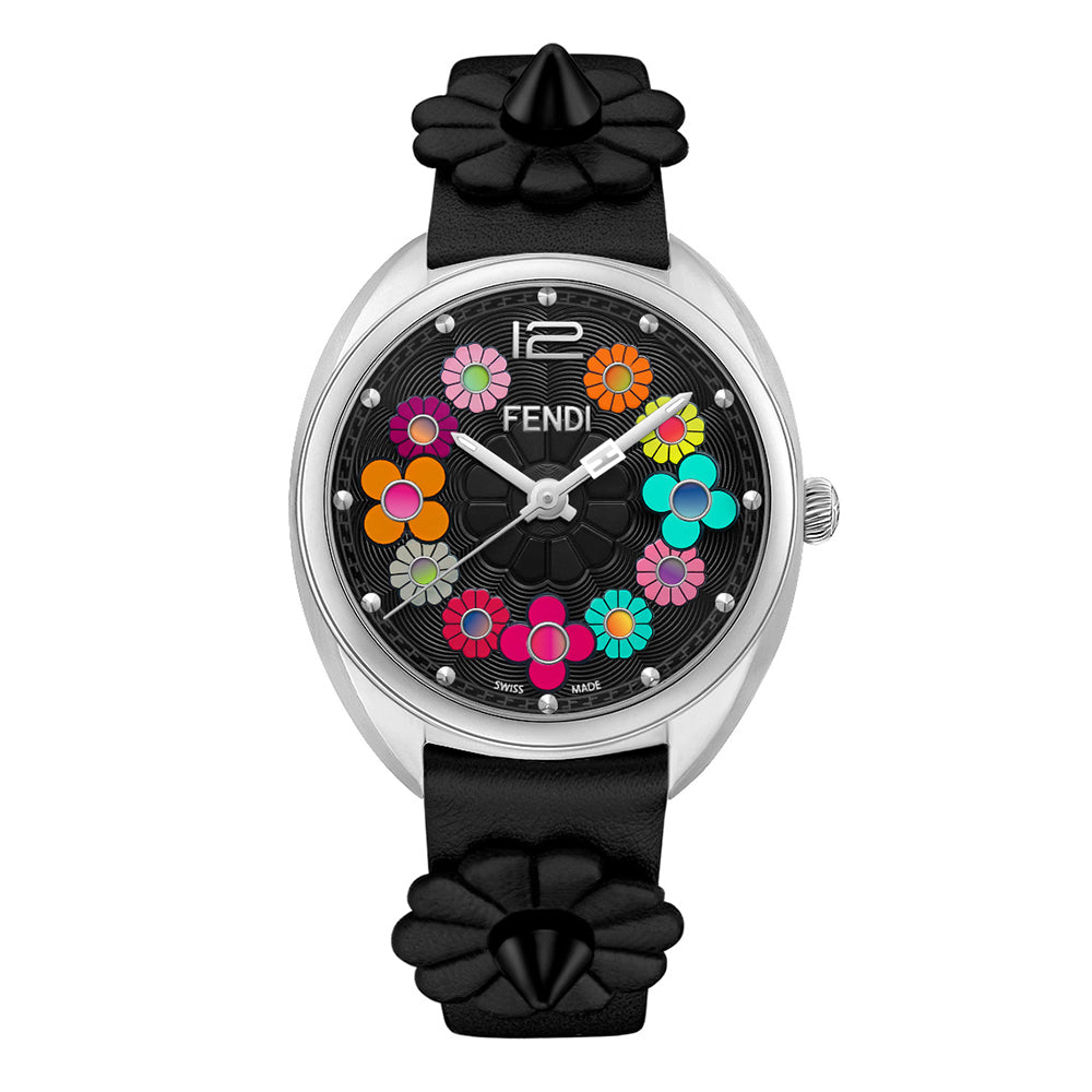 Fendi Timepieces, Momento Fendi Flowerland, 34 mm – Blue Salon