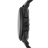 Fossil Machine Mid-Size Chronograph Black Stainless Steel Men's Watch