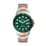 Fossil FB-01 Three-Hand Date Two-Tone Stainless Steel  Men's Watch