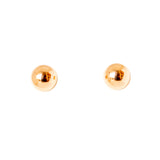 Fossil Earrings Base Metal With Zircon, Rosegold Color