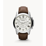 Fossil Grant Men's Chronograph Brown Leather Watch