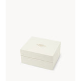 Fossil Machine Men's Chronograph Dark Brown Leather Watch and Bracelet Box Set