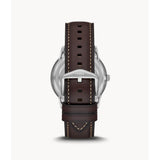 Fossil Neutra Men's  Moonphase Multifunction Brown Eco Leather Watch