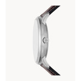 Fossil Neutra Men's  Moonphase Multifunction Brown Eco Leather Watch