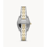 Fossil Scarlette Women's Mini Three-Hand Date Two-Tone Stainless Steel Watch