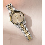 Fossil Scarlette Women's Mini Three-Hand Date Two-Tone Stainless Steel Watch