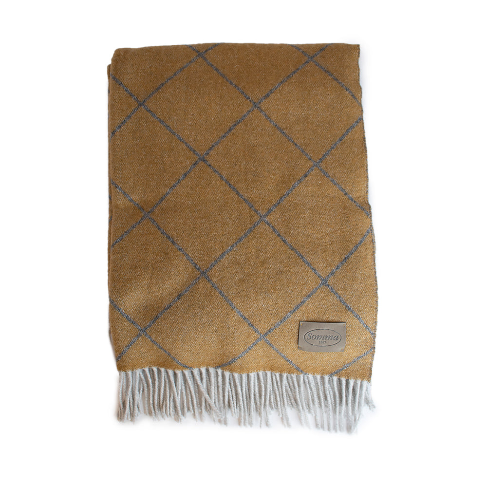Gabel Gold Plaid 130X180 cm | Beddings Gabel Gold Plaid 130X180 cm | Beddings