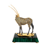 Goldline Oryx Arabic Calligraphy Black/Gold With Base