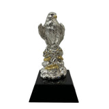 Goldline Mini Falcon Silver/Gold On Rock