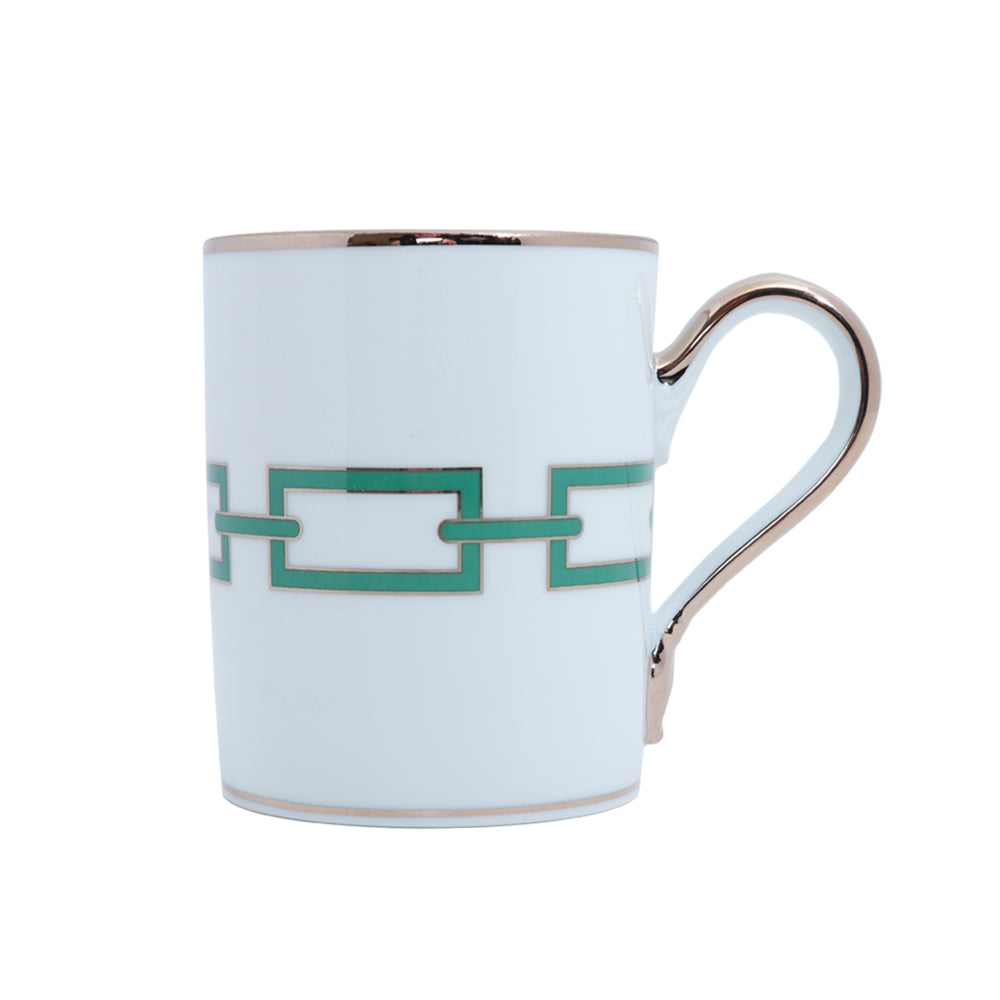 Richard Ginori Impero Catena Smeraldo Mugs Set | Drinkware Richard Ginori Impero Catena Smeraldo Mugs Set | Drinkware